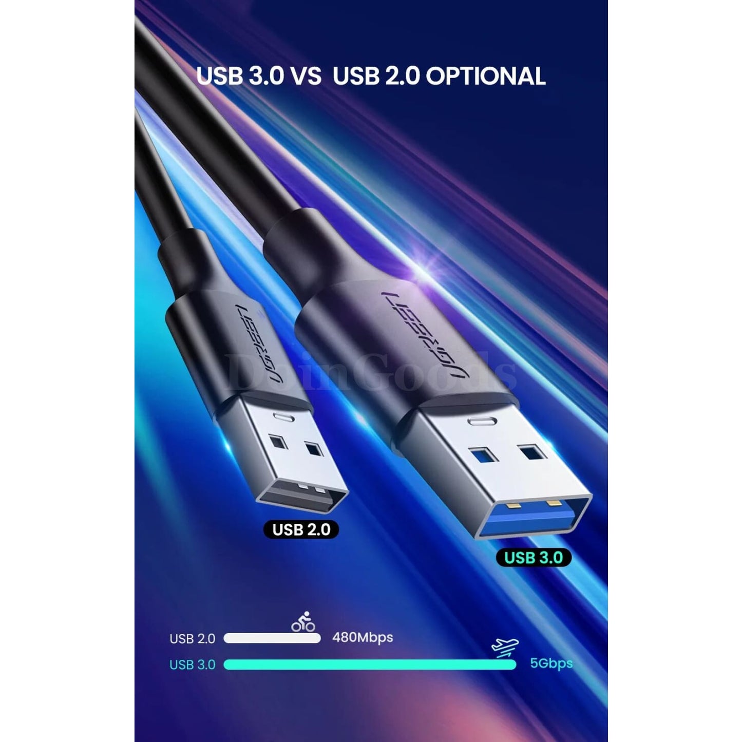 Ugreen Usb 3.0 A To Type C Cable 5Gbps Superspeed Data Ipad Pro Ssd M2 Enclosure 301635