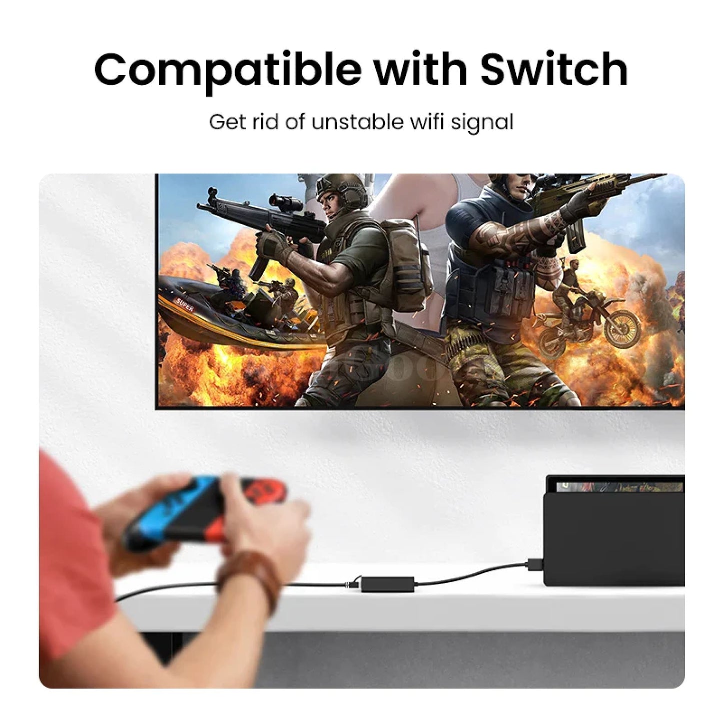 Ugreen Usb 3.0 Ethernet Adapter Network Card Rj45 Lan Pc Xiaomi Mi Box Switch 301635