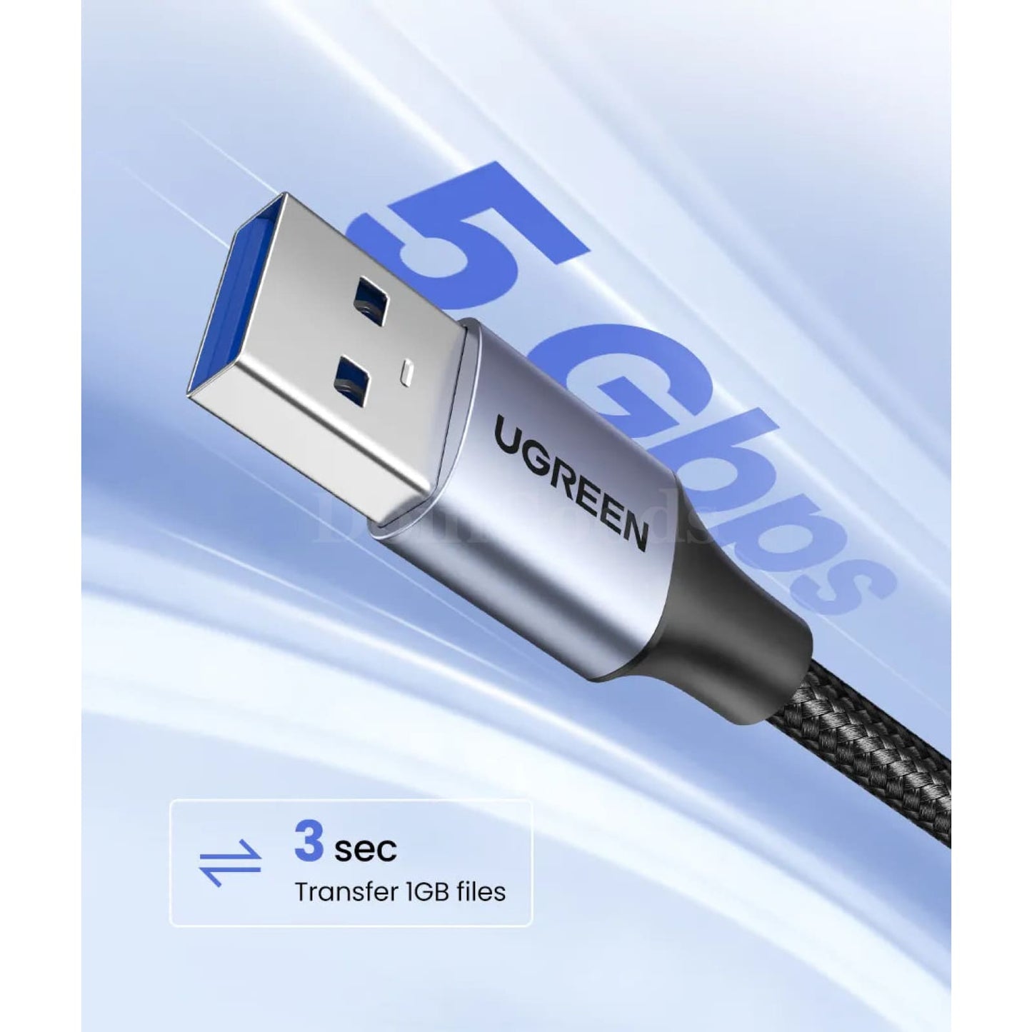 Ugreen Usb 3.0 Extension Cable Male To Female Data Extender Cord For Pc Tv 301635