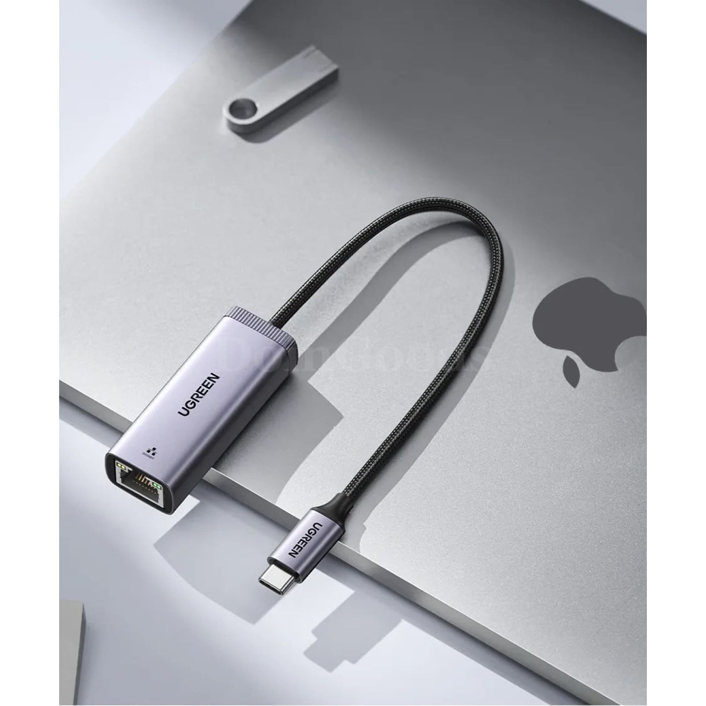 Ugreen Usb C Ethernet Adapter 1000/100Mbps Lan Rj45 For Laptop Macbook 301635