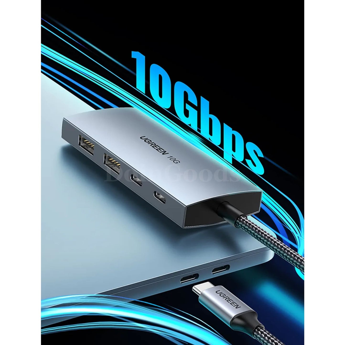 Ugreen Usb C Hub 10Gbps Type-C 3.2 Gen2 Splitter 4 Port Macbook Pro Adapter 301635