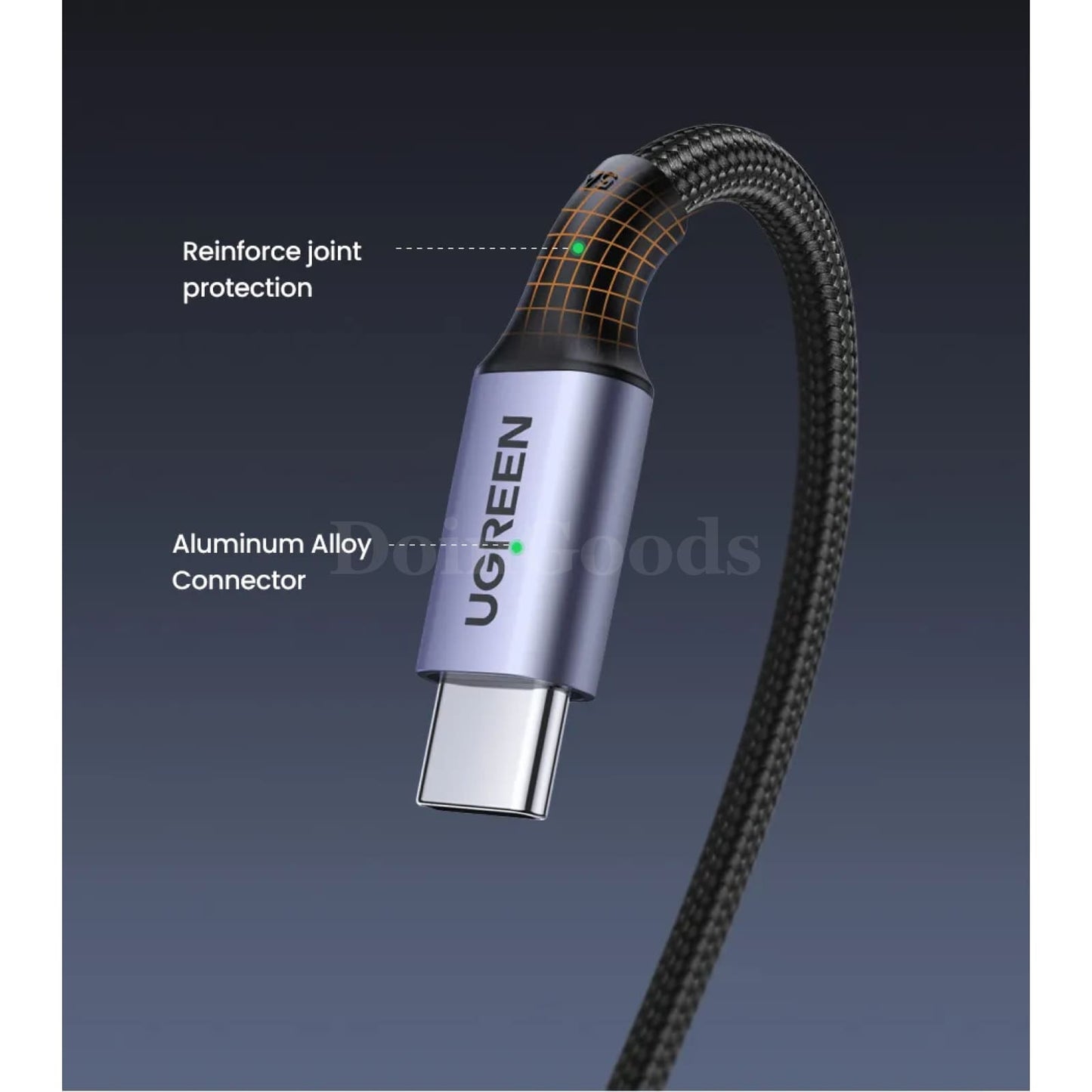 Ugreen Usb C To 100W Cable Fast Charge Qc 4.0 For Iphone 15 Macbook Pro S23 301635