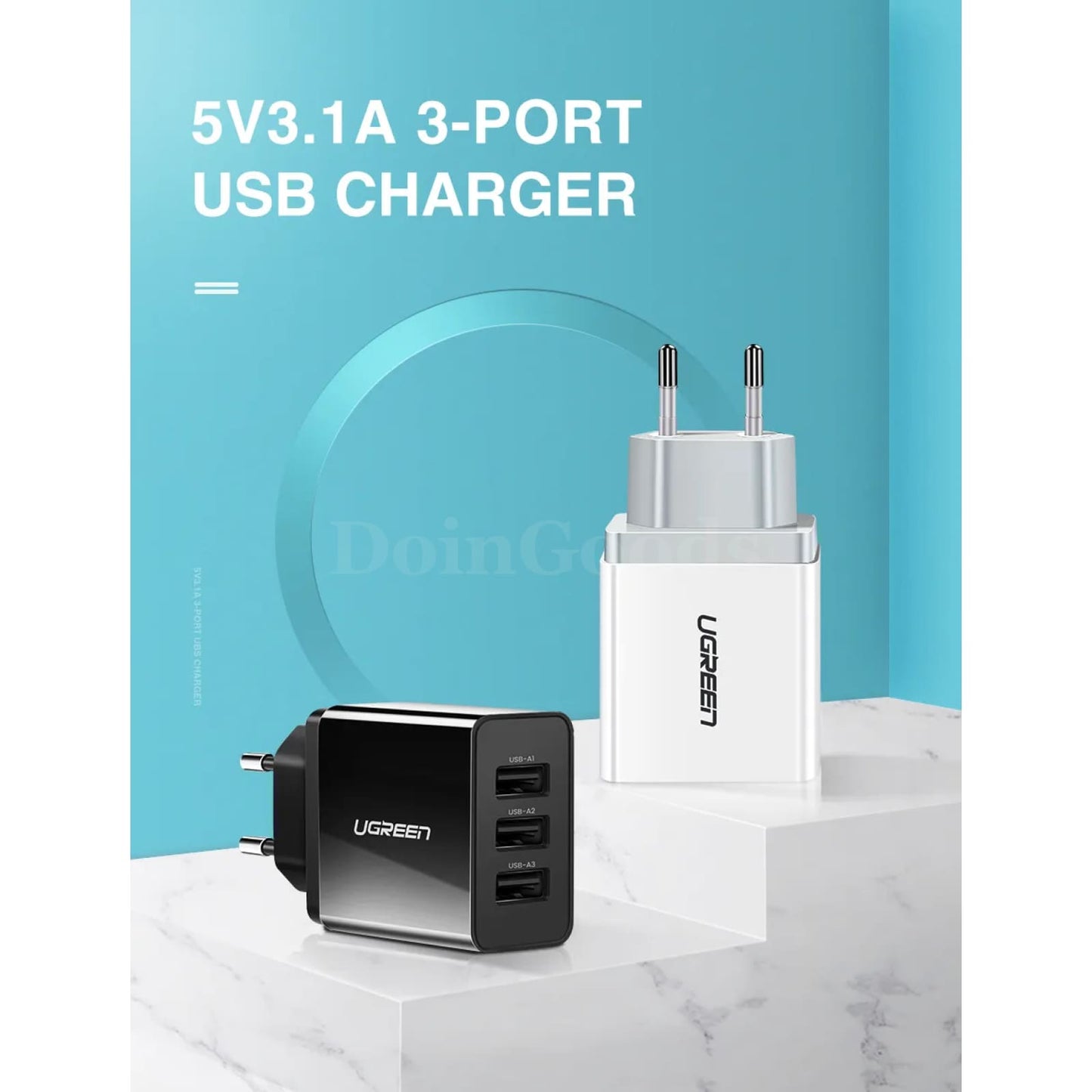Ugreen Usb Charger For Iphone 14 13 Fast Wall Eu Adapter Samsung Xiaomi Huawei 301635