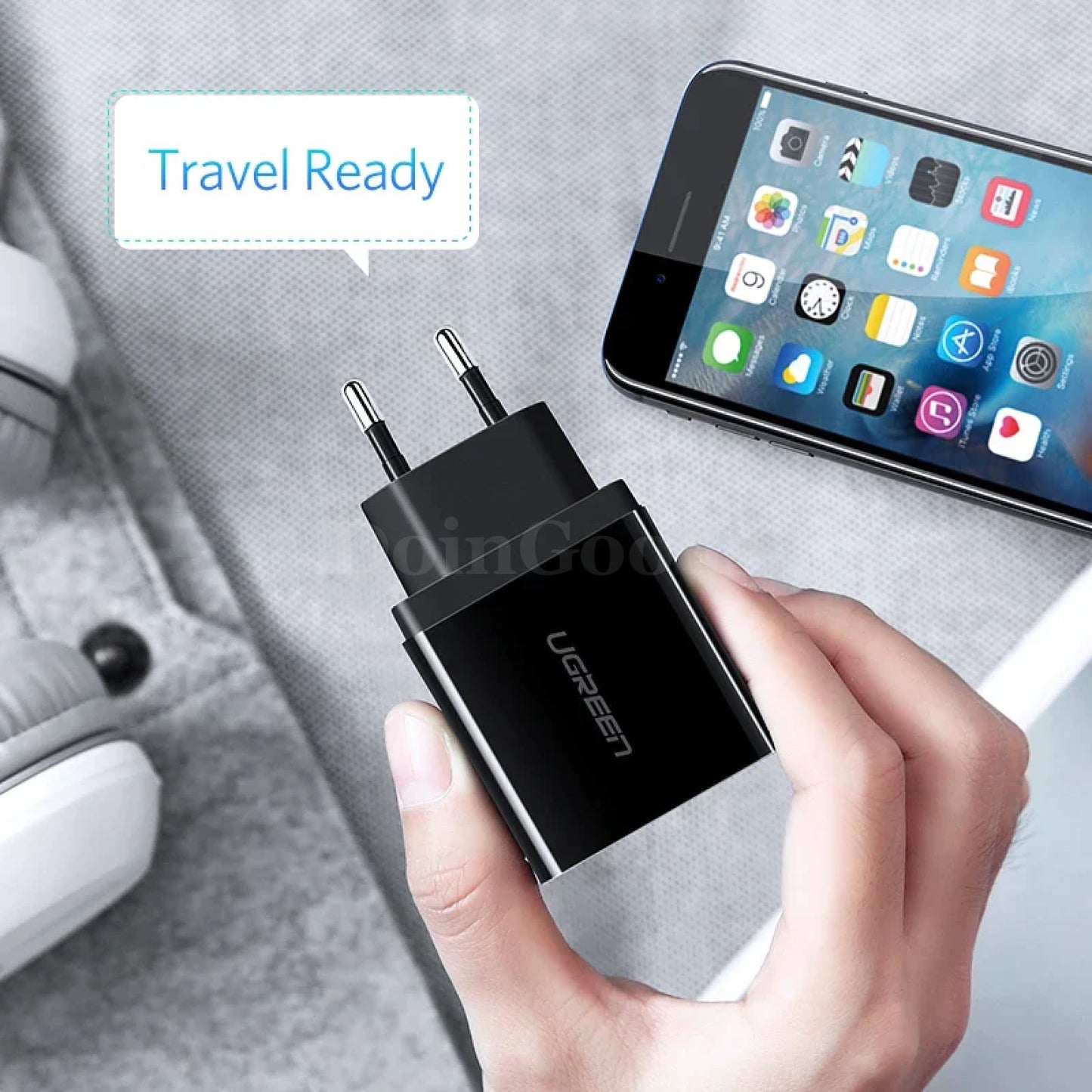 Ugreen Usb Charger For Iphone 14 13 Fast Wall Eu Adapter Samsung Xiaomi Huawei 301635
