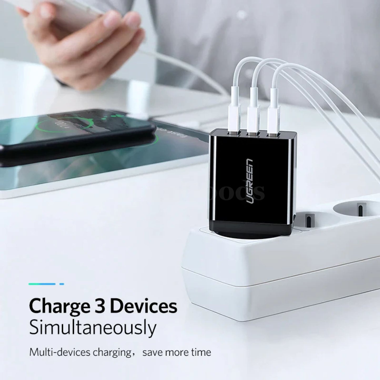 Ugreen Usb Charger For Iphone 14 13 Fast Wall Eu Adapter Samsung Xiaomi Huawei 301635