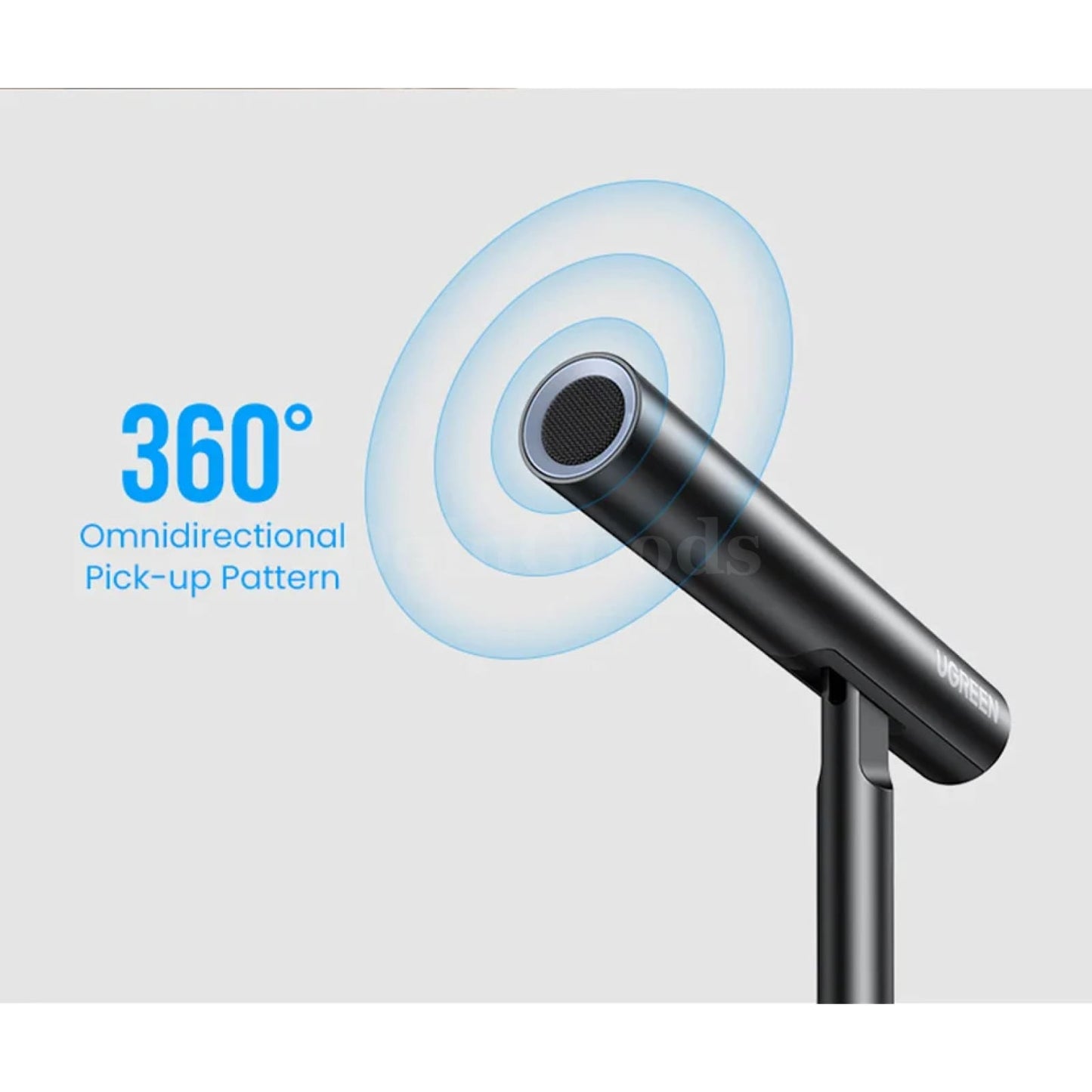 Ugreen Usb Computer Microphone Gooseneck Broadcasting Conference Instrument 301635