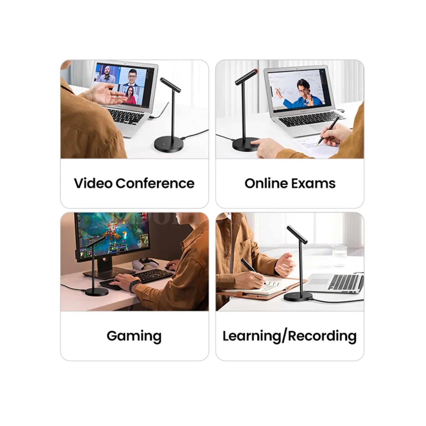 Ugreen Usb Computer Microphone Gooseneck Broadcasting Conference Instrument 301635