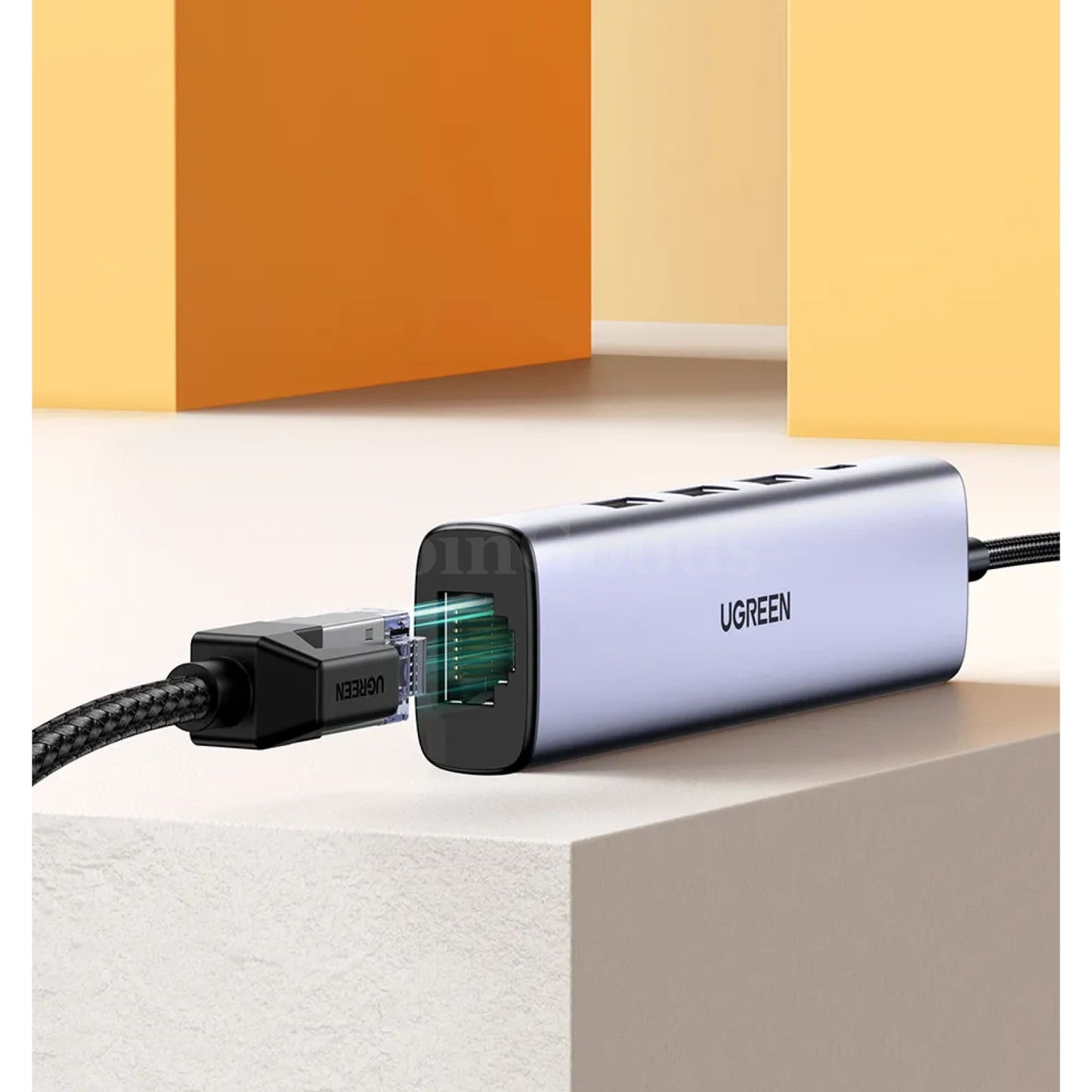 Ugreen Usb Ethernet Adapter 1000/100Mbps 3.0 Hub For Xiaomi Mi Box Macbook 301635