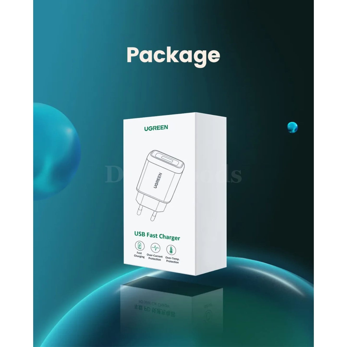 Ugreen Usb Quick Charge 3.0 Qc 18W Wall Fast Charger For Samsung Huawei Xiaomi 301635
