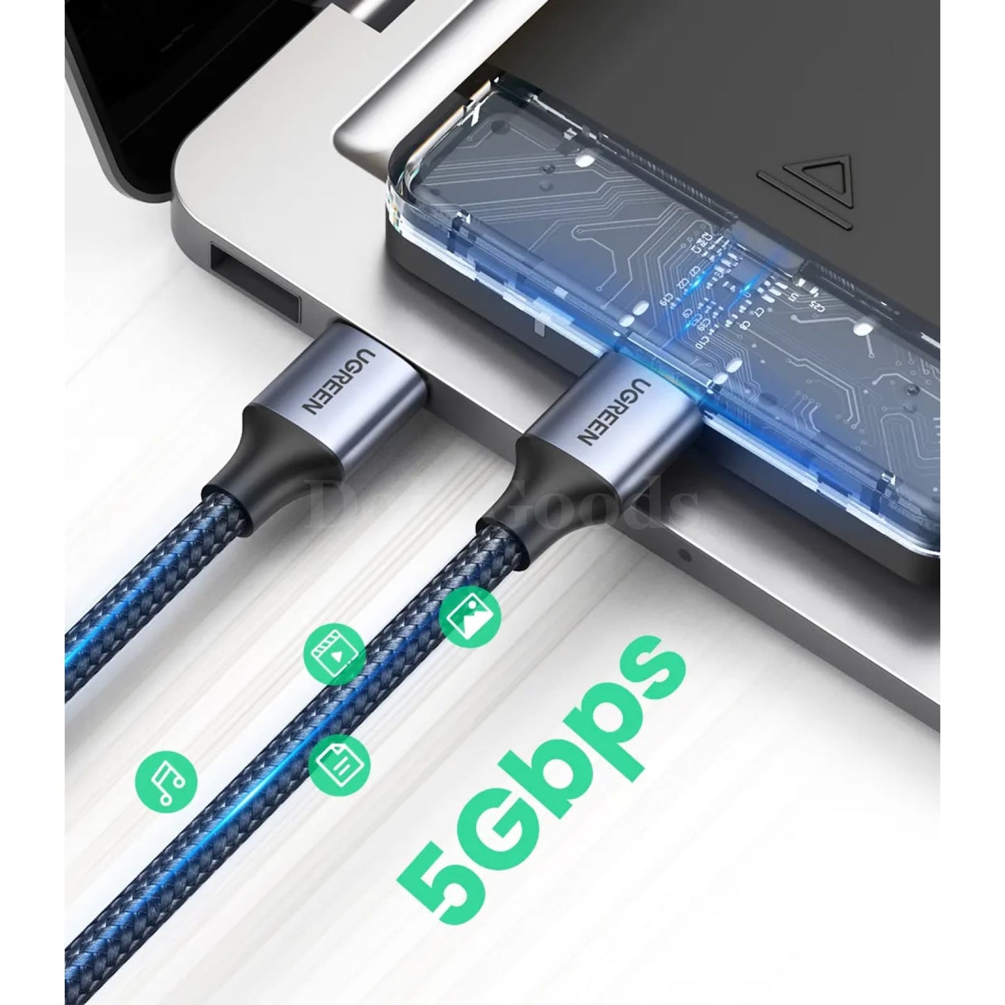 Ugreen Usb To Extension Cable - Type A Male 3.0/2.0 Extender 301635