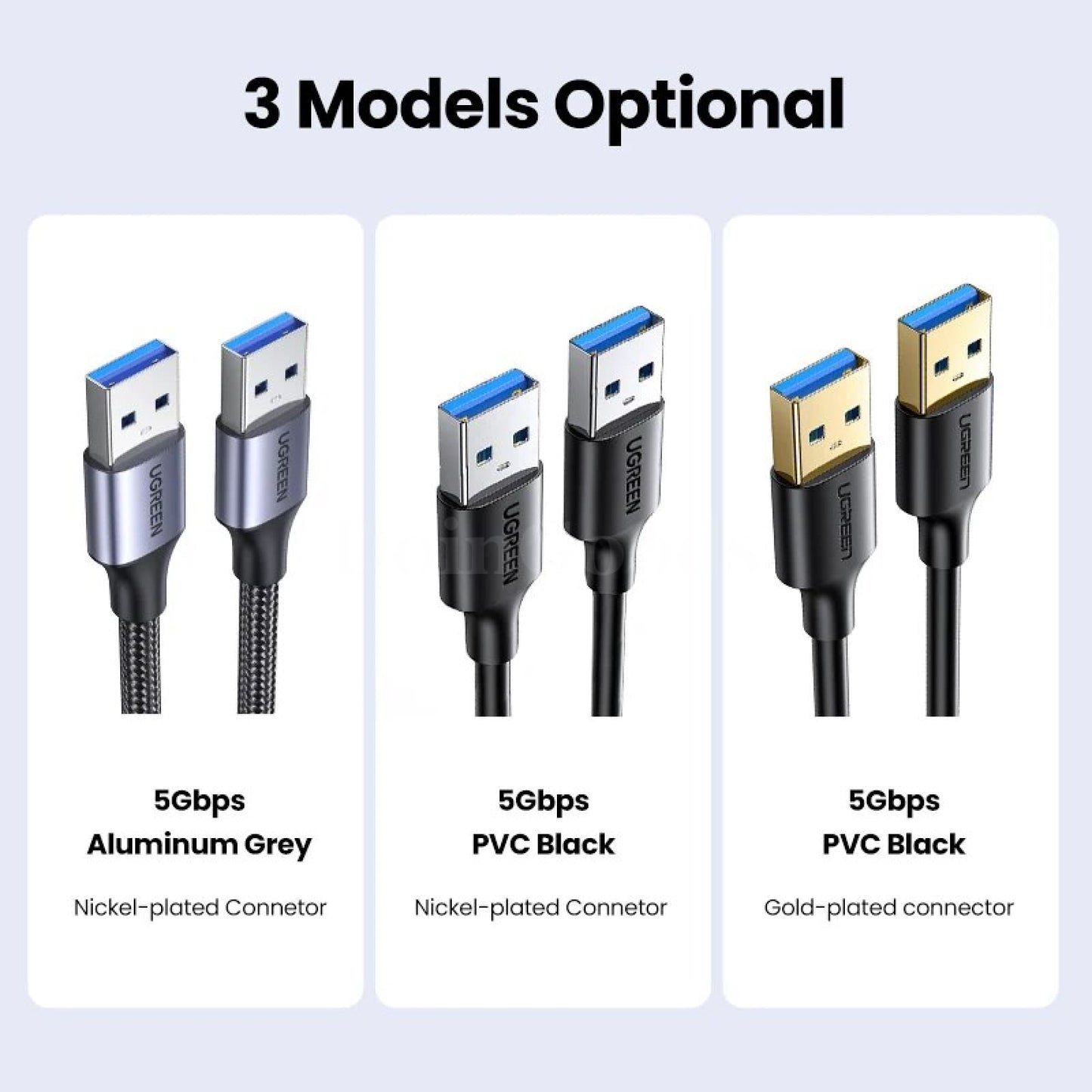 Ugreen Usb To Extension Cable - Type A Male 3.0/2.0 Extender 301635