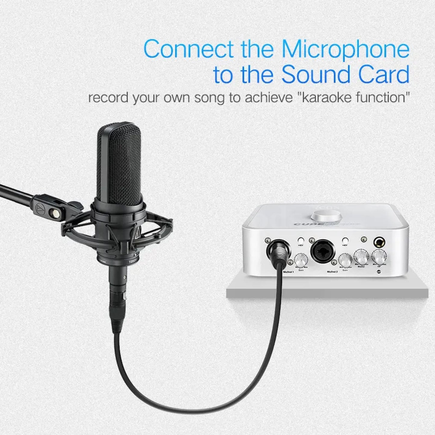 Ugreen Xlr Cable - Karaoke Microphone Sound Cannon Extension For Audio Mixer And Amplifiers 301635