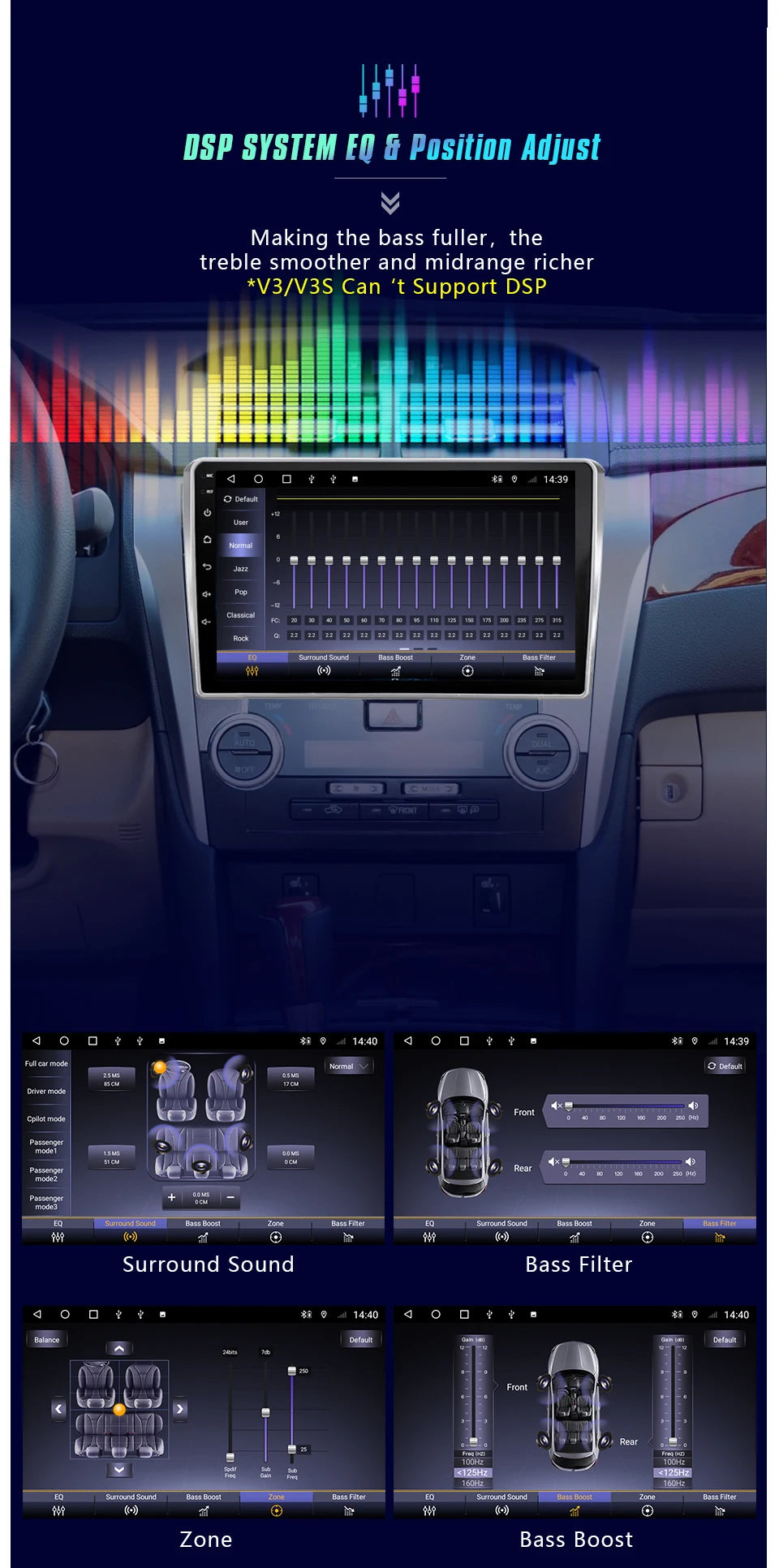 Roadwise 2Din Android Car Radio Multimedia CarPlay For Kia Cee'd Ceed JD 2012 2013 2014 2015 2016 2017 2018 4G GPS DVD autoradio