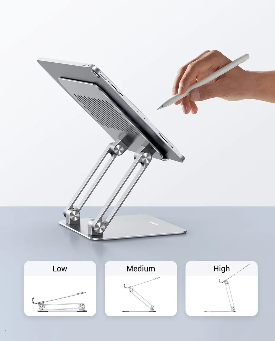 Ugreen Aluminum Tablet Phone Stand for iPad Pro, iPhone, Xiaomi, Laptop Holder