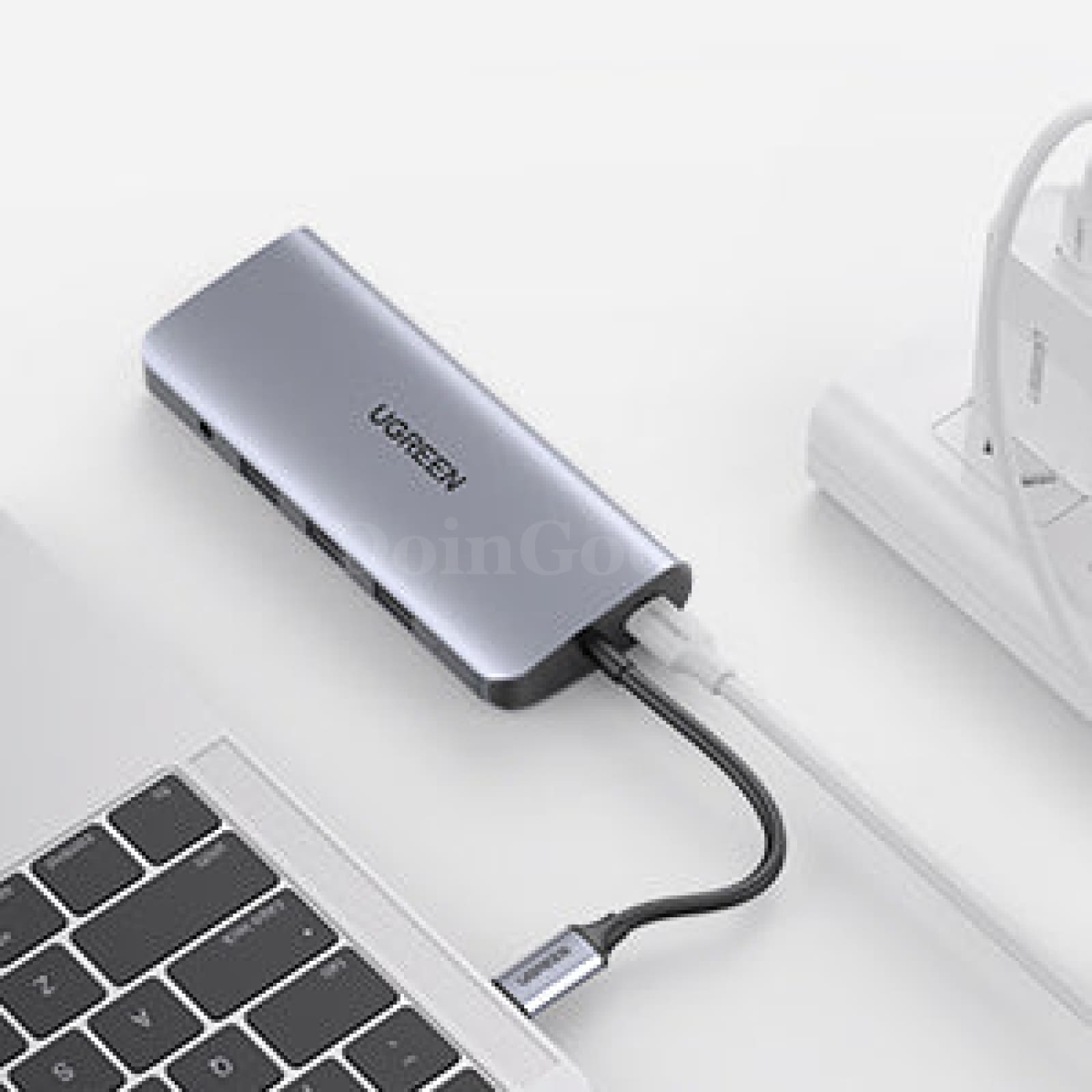 Ugreen 10-In-1 Usb C Hub Hdmi 4K Vga 3.0 Pd 3.5Mm For Macbook Ipad Pro 301635