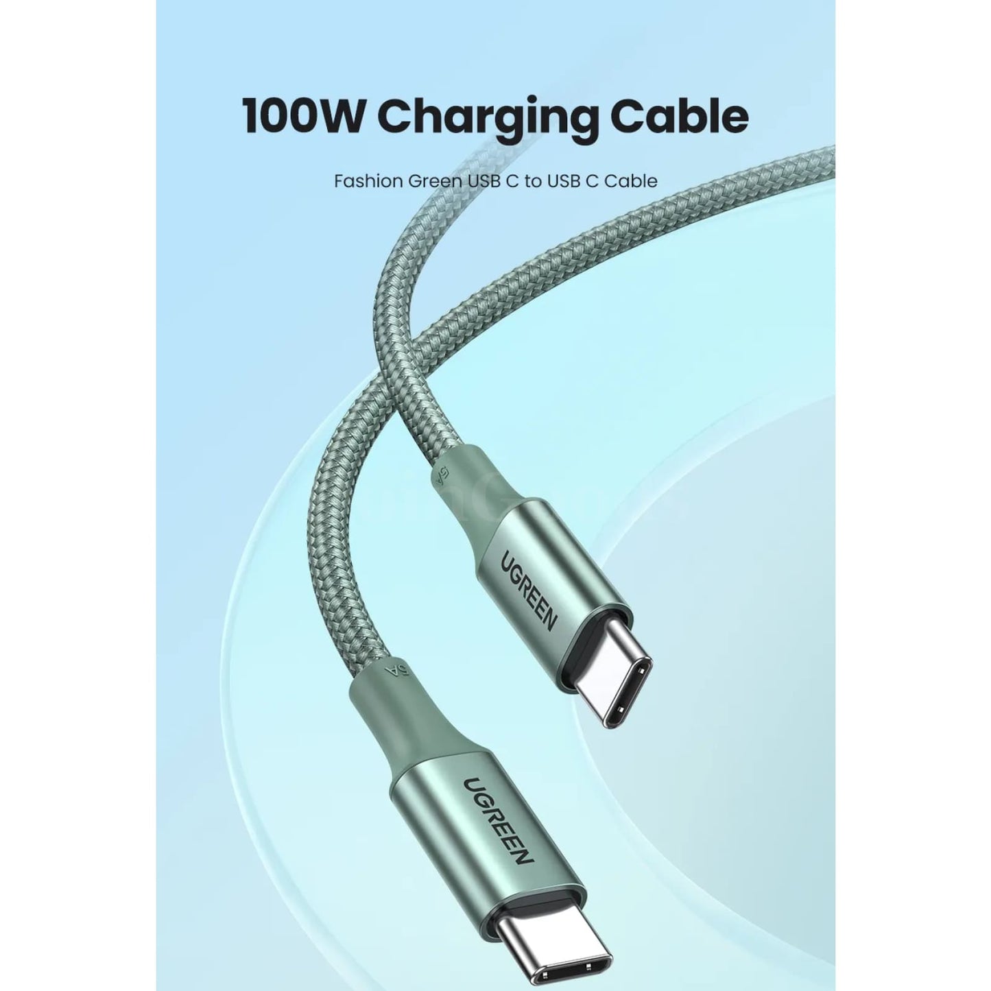 Ugreen 100W Usb C Cable For Iphone 15 Macbook Samsung S21 Fast Charge Qc4.0 301635