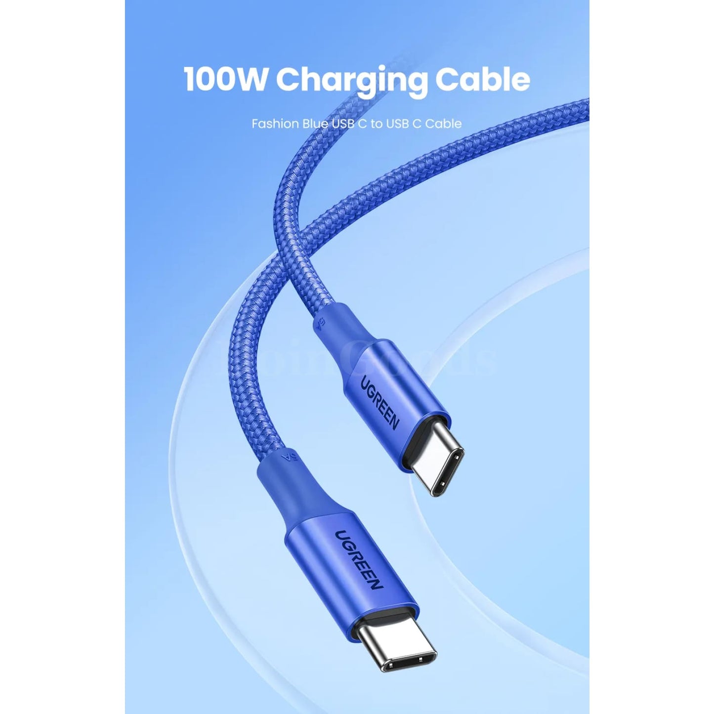 Ugreen 100W Usb Type C To Cable Pd100W Fast Charge Qc4.0 For Macbook Samsung 301635