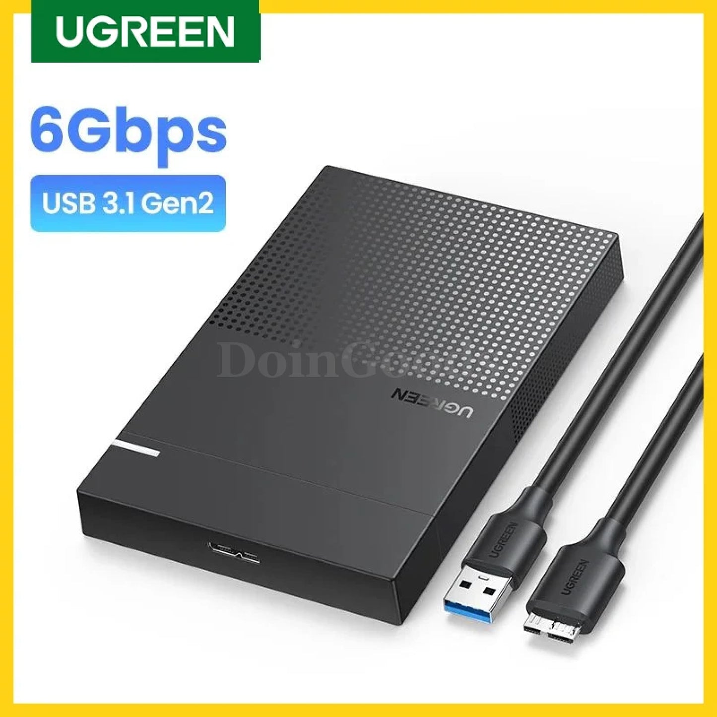 Ugreen 2.5 Hdd Case Usb C Sata 5Gbps Enclosure Ssd 9.5 7Mm External Drive Uasp 301635