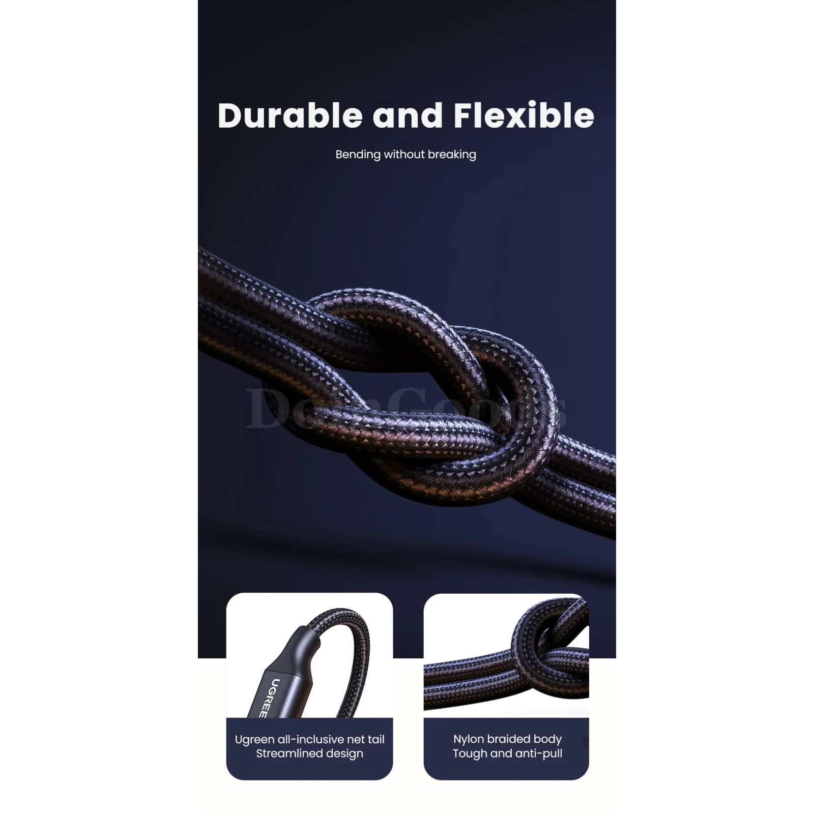 Ugreen 2 Pack Usb Type C 6A 100W Super Charge Cable Huawei P40 Pro Mate P30 301635