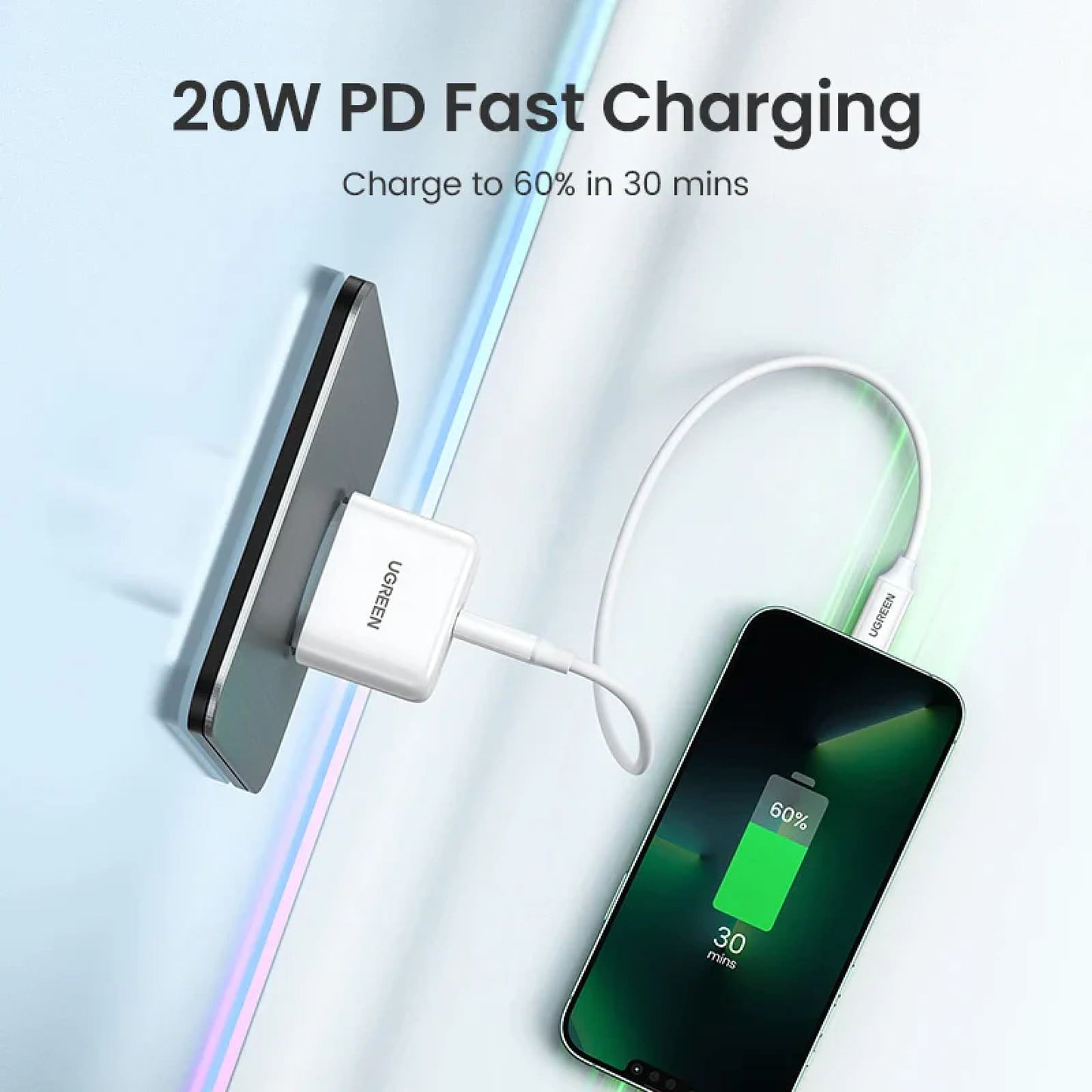 Ugreen 20W Usb Type C Pd Fast Charger Quick Charge 4.0 For Iphone Xiaomi Huawei 301635