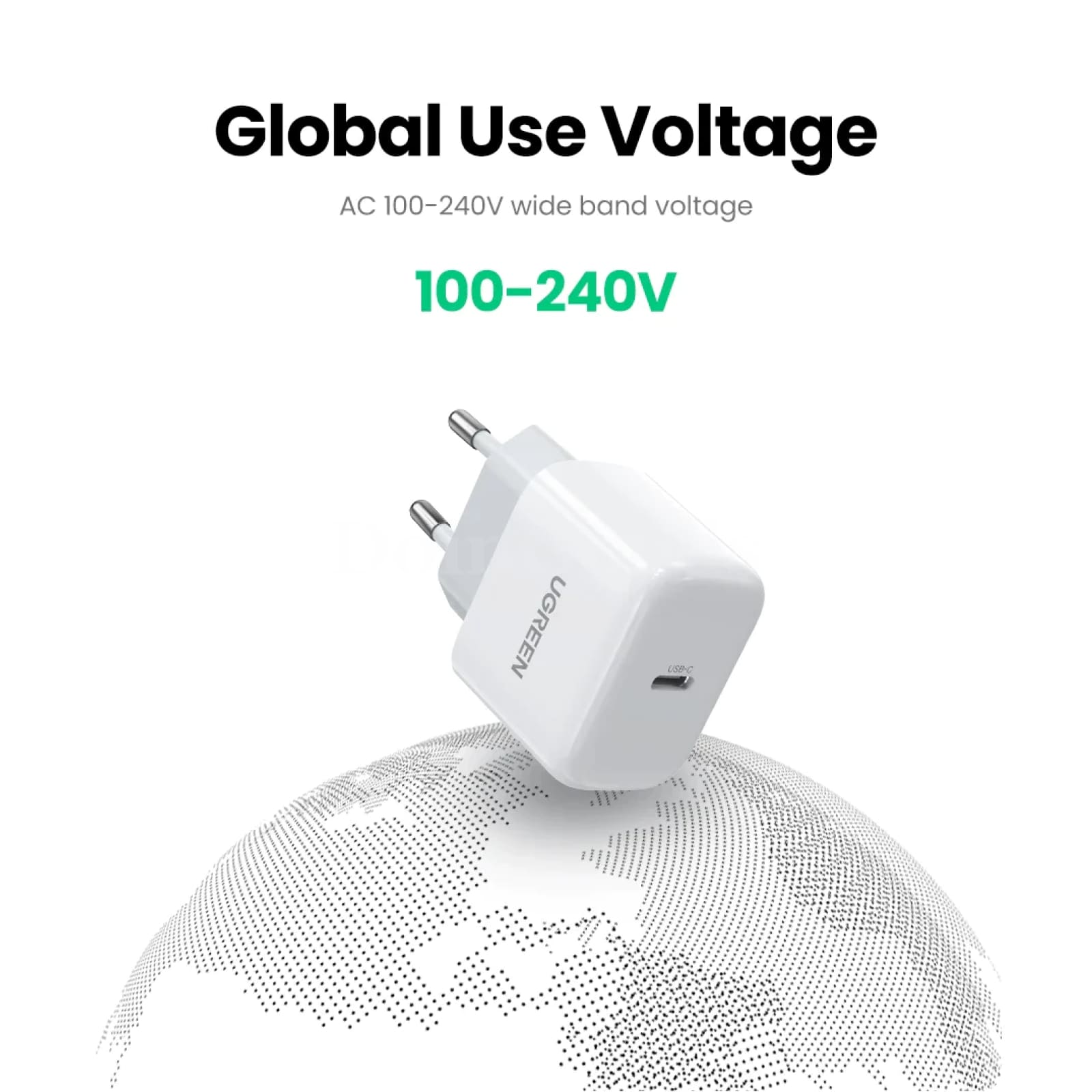 Ugreen 20W Usb Type C Pd Fast Charger Quick Charge 4.0 For Iphone Xiaomi Huawei 301635
