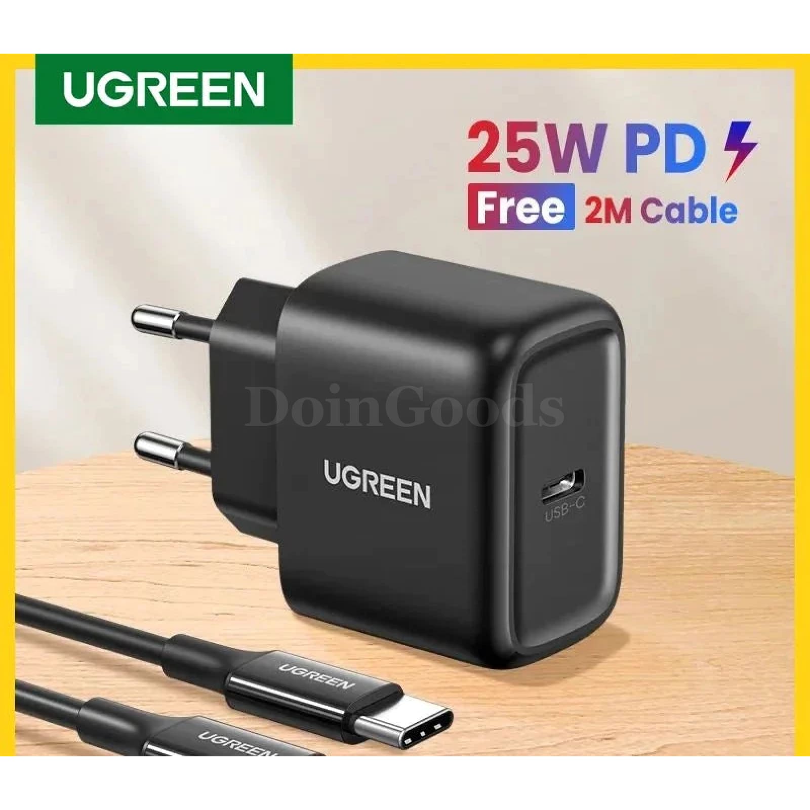 Ugreen 25W Usb C Charger Portable Type Pd Fast Charging Samsung Xiaomi Tablet 301635