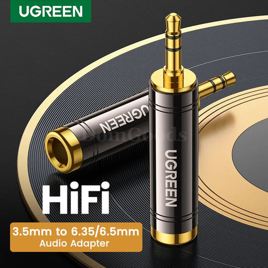 Ugreen 3.5Mm To 6.5Mm 6.35Mm 1/4 Adapter Gold Plated Aux Female Male Audio 301635