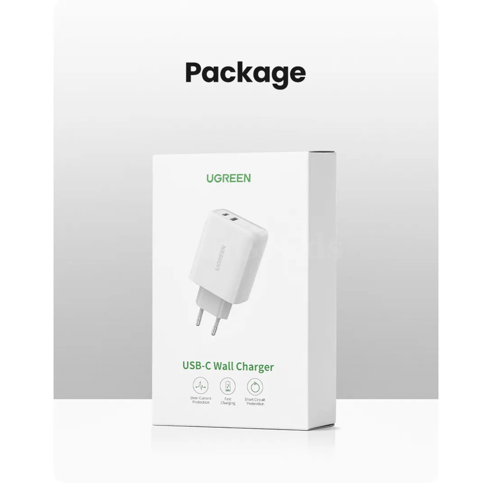 Ugreen 38W Fast Usb Charger Qc 4.0/3.0 Type C Pd For Iphone 14 13 301635