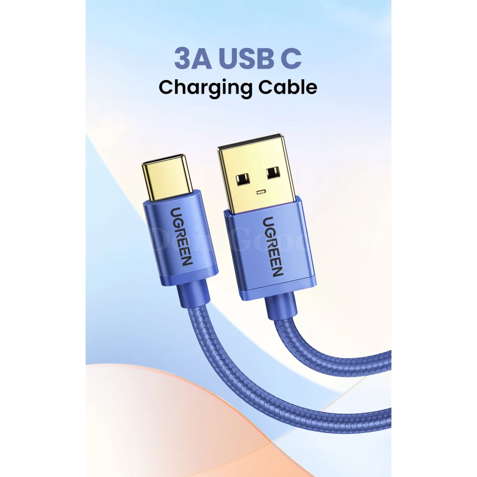 Ugreen 3A Usb C Cable For Samsung S21 Xiaomi Type Charging 301635