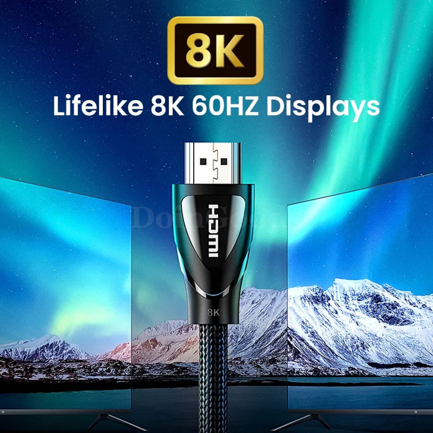 Ugreen 8K Hdmi Cable 2.1 Xbox Series Ps5 Xiaomi Mi Box 8K/60Hz 4K/120Hz Hdr10+ 301635