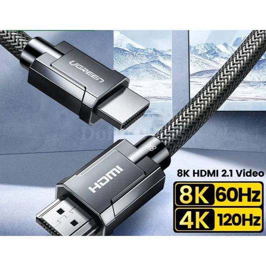 Ugreen 8K Hdmi-Compatible Cable Ultra High Speed 48Gbps For Ps5 Xiaomi Tv Box 301635