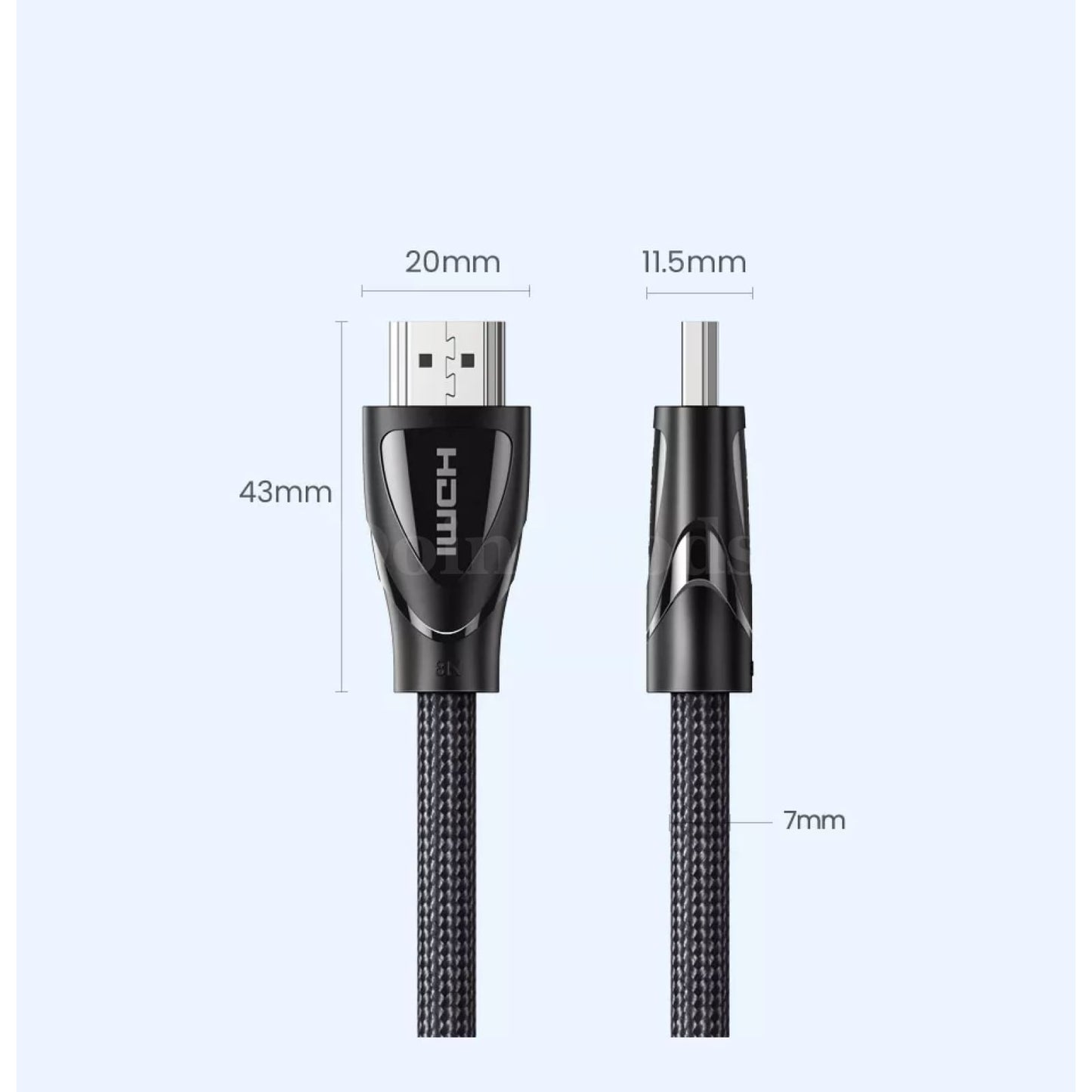 Ugreen 8K Hdmi-Compatible Cable Ultra High Speed 48Gbps For Ps5 Xiaomi Tv Box 301635