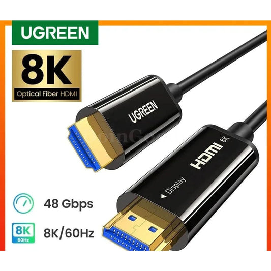 Ugreen 8K Hdmi-Compatible Fiber Optic Cable 2.1 Dynamic Hdr 48Gbps Samsung Tv 301635