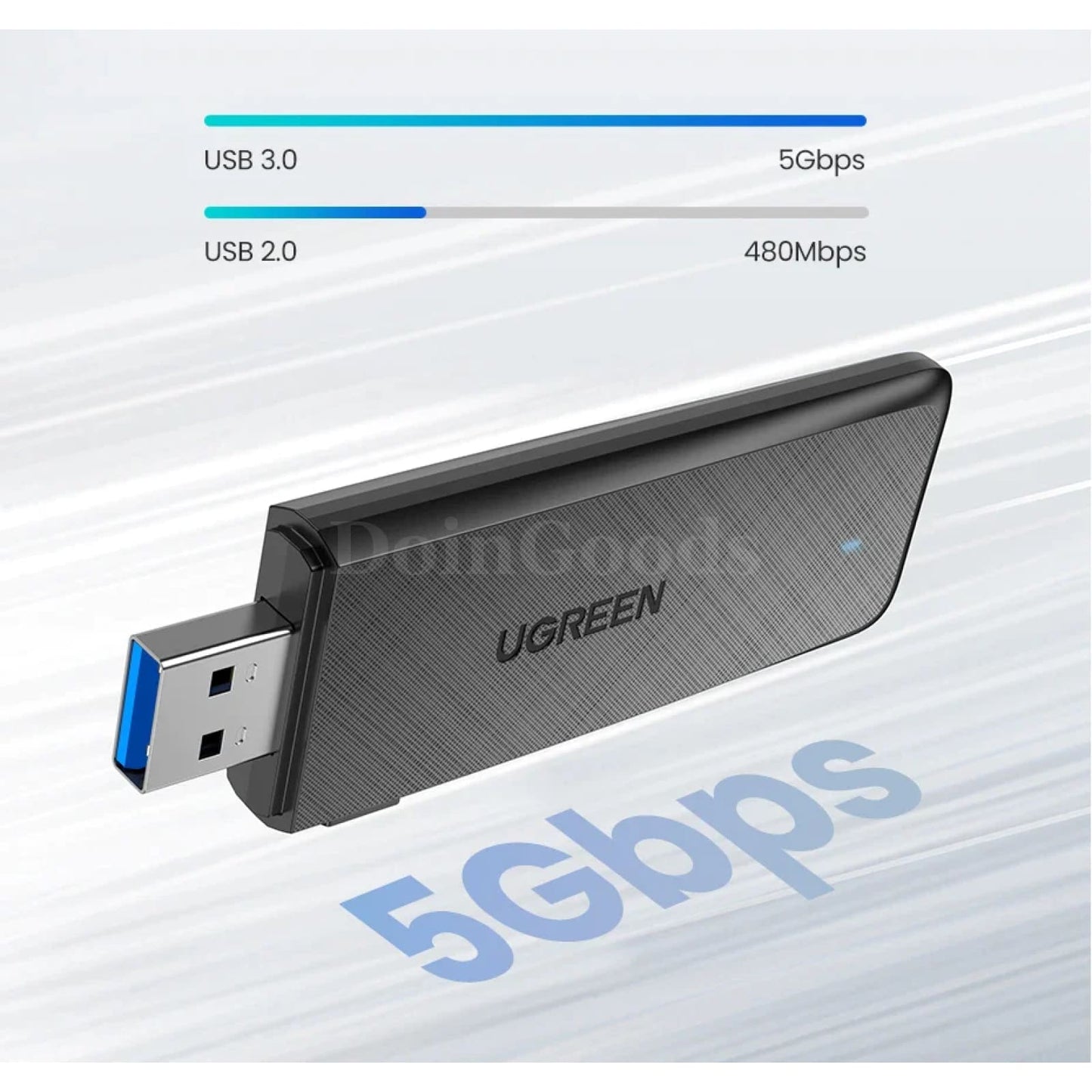 Ugreen Ac1300Mbps Usb3.0 Wifi Adapter Dual-Band 5G&2.4G For Pc Desktop Laptop 301635