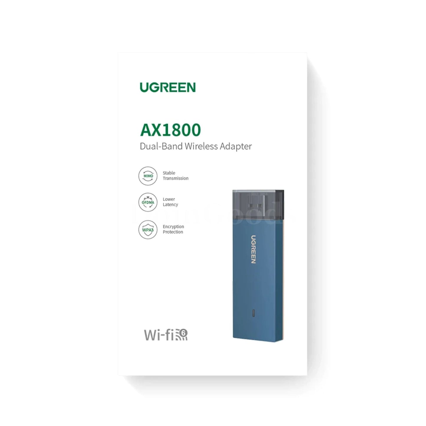 Ugreen Ac650 Ax1800 Wifi Adapter 5G 2.4G Usb Card Dongle For Laptop Desktop 301635