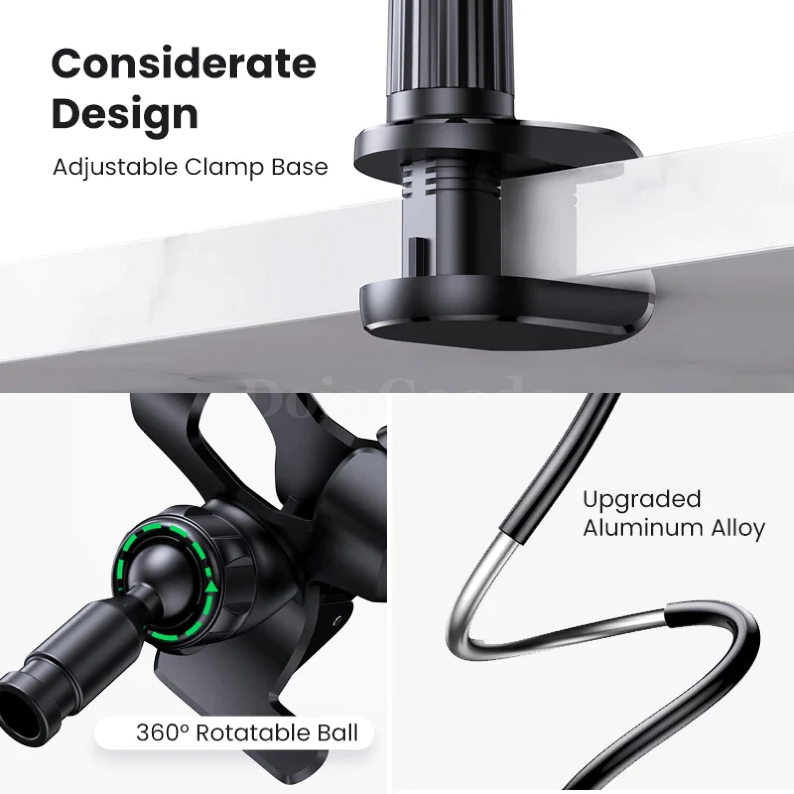 Ugreen Adjustable Arm Phone Stand Iphone 15 14 Pro Xiaomi Samsung Tablet Holder 301635