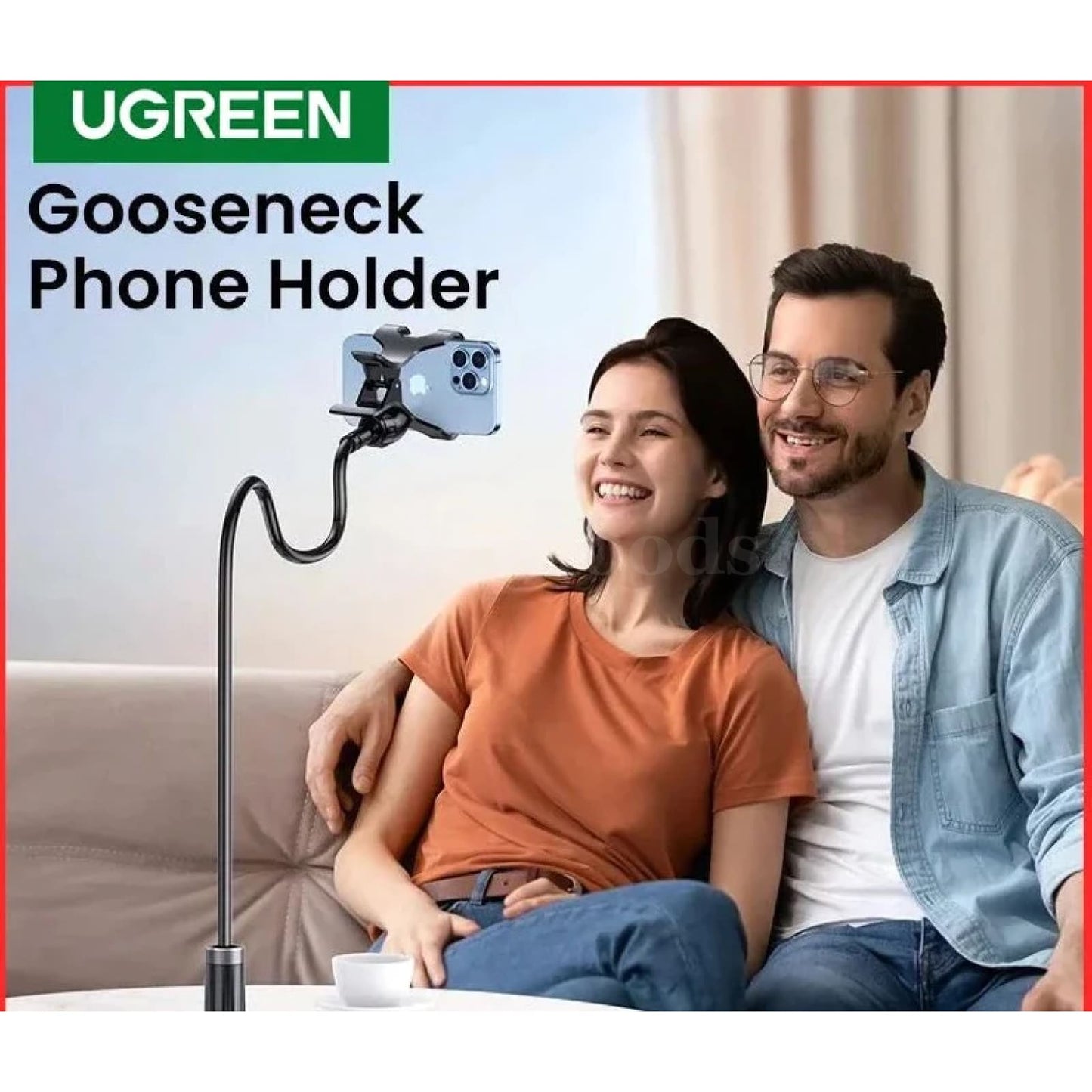 Ugreen Adjustable Arm Phone Stand Iphone 15 14 Pro Xiaomi Samsung Tablet Holder 301635