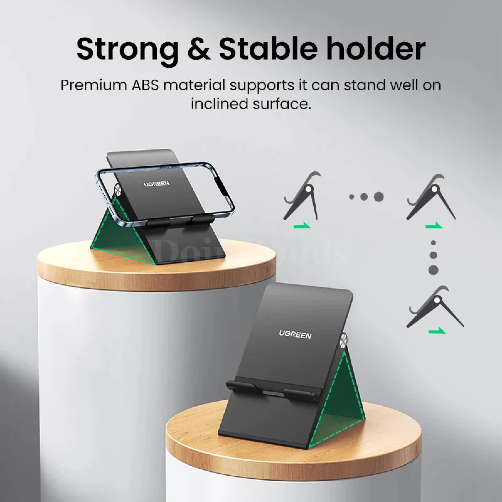 Ugreen Adjustable Foldable Phone Stand Holder Desk Dock Iphone 15 14 13 Pro Max 301635