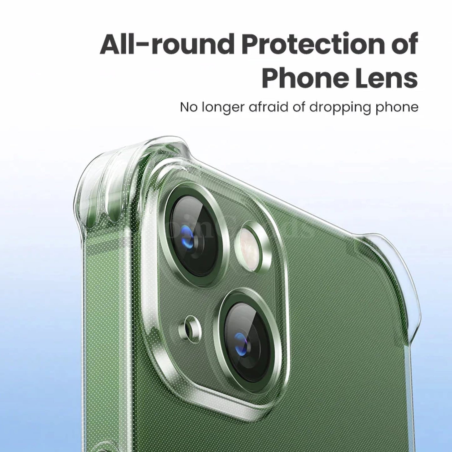 Ugreen Airbags Case Shockproof Clear Iphone 14 13 Pro Max Plus Lens Protection 301635