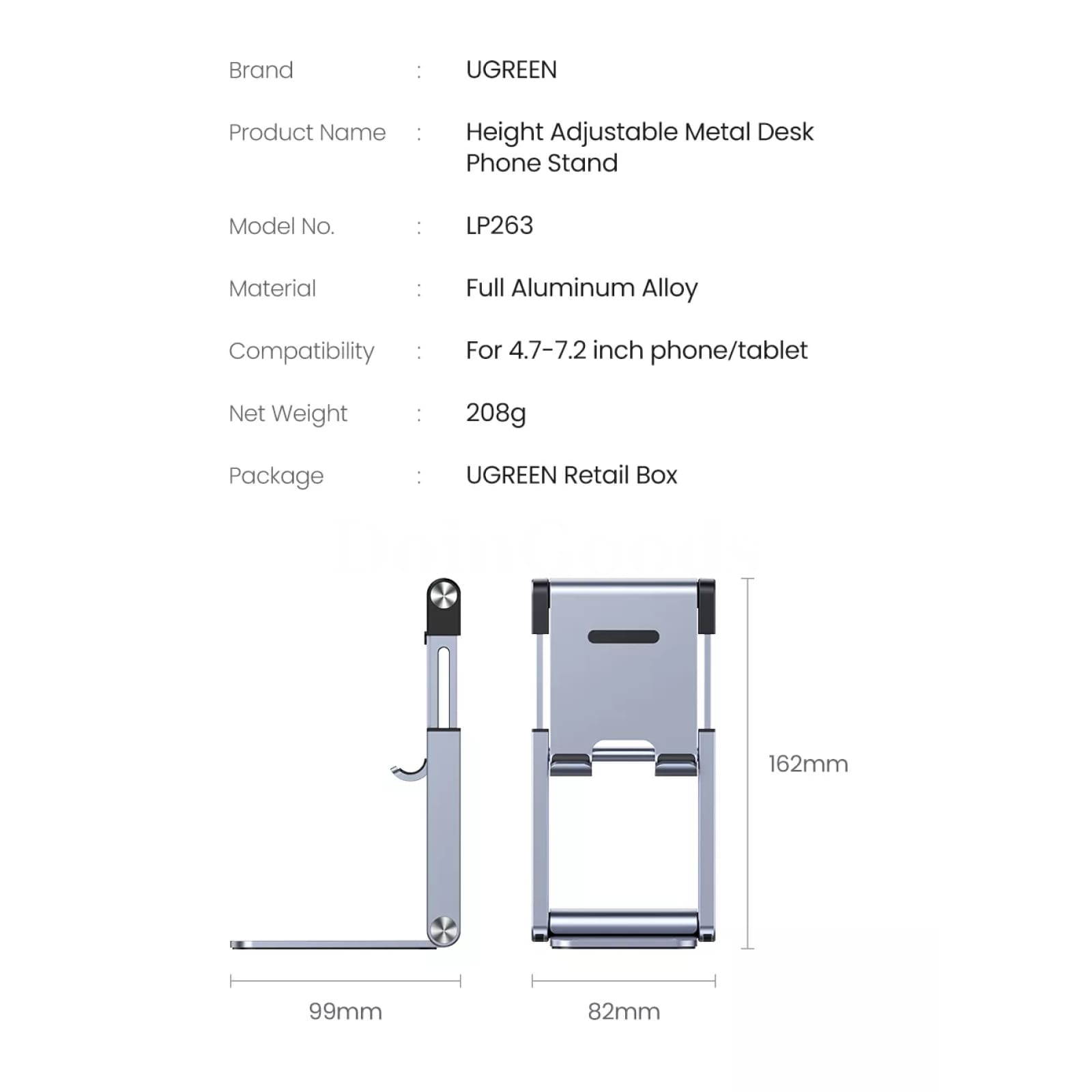 Ugreen Aluminum Phone Tablet Stand Holder Iphone 15 14 13 Pro Max Xiaomi Samsung 301635