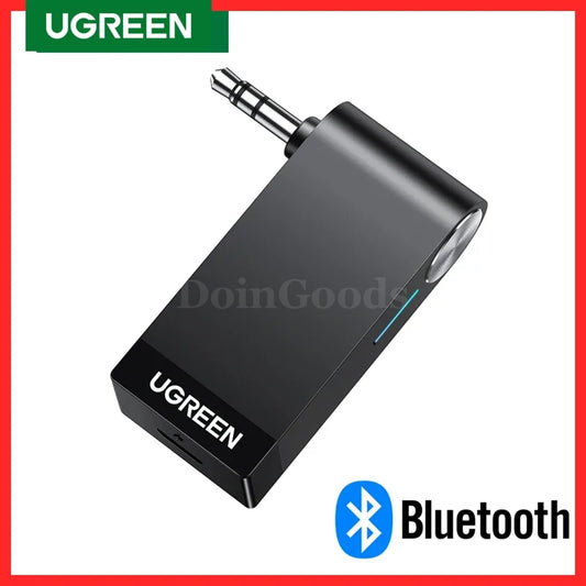 Ugreen Aux Bluetooth Receiver 3.5Mm For Car Portable Adapter 5.0 Home Stereo 301635