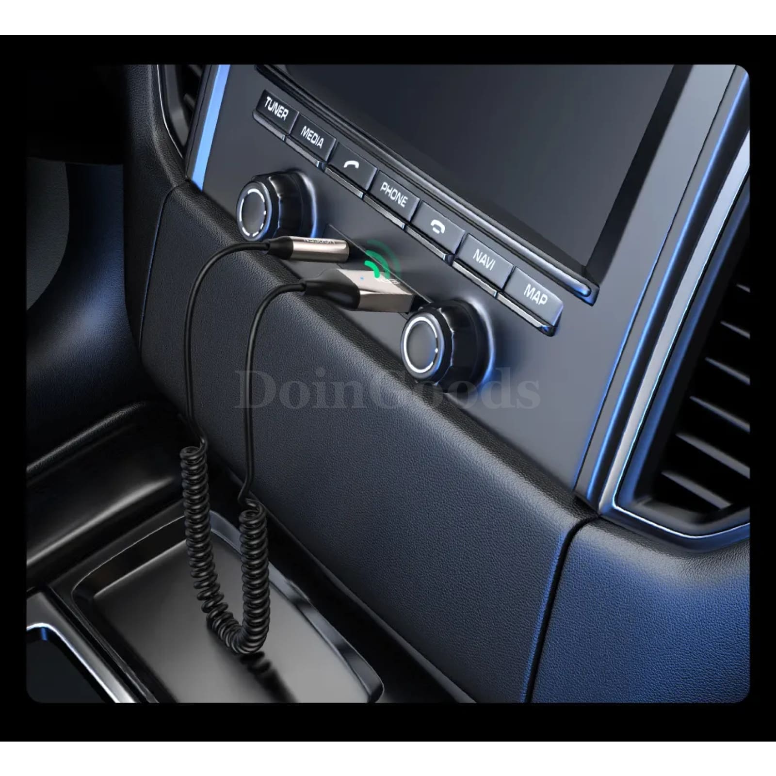 Ugreen Bluetooth 5.3 Receiver Adapter 3.5Mm Aux For Car Hands-Free Audio Kit 301635