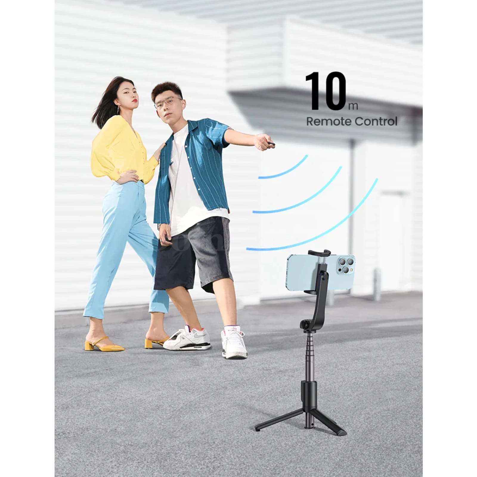 Ugreen Bluetooth Selfie Stick Tripod Stand 750Mm Extendable 10M Remote Shutter 301635