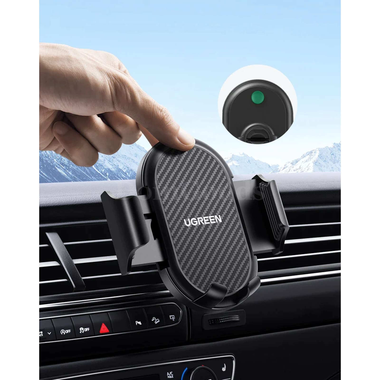 Ugreen Car Phone Holder Air Vent Stand Iphone 15 14 13 Pro Max Xiaomi Samsung 301635