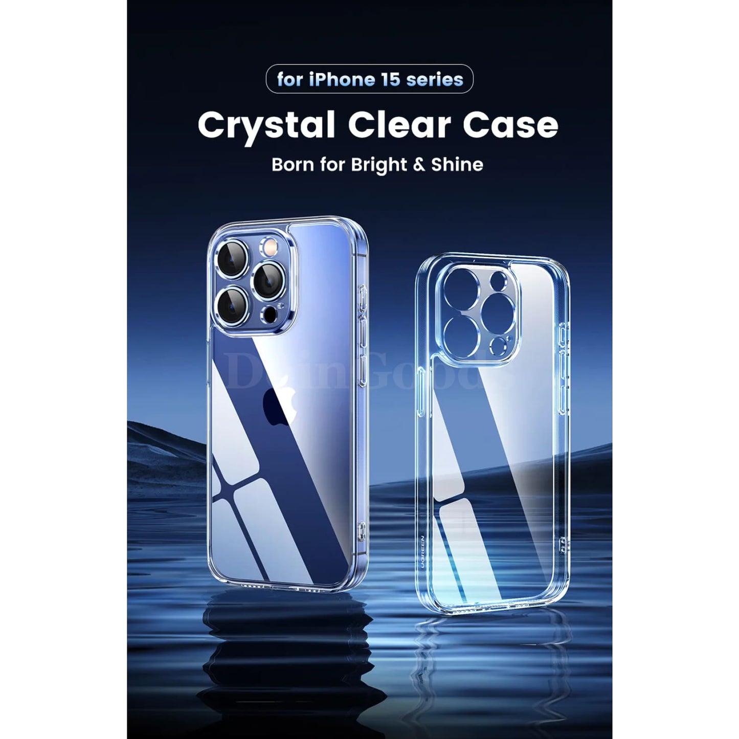 Ugreen Case For Iphone 14 15 Pro Max 13 Plus Shockproof Clear Transparent Cover 301635