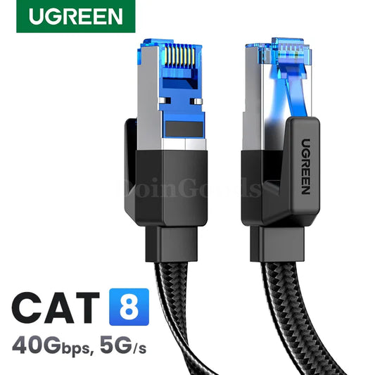 Ugreen Cat8 Ethernet Cable 40Gbps Cotton Braided Pvc Pc Ps5/4 Router Rj45 301635