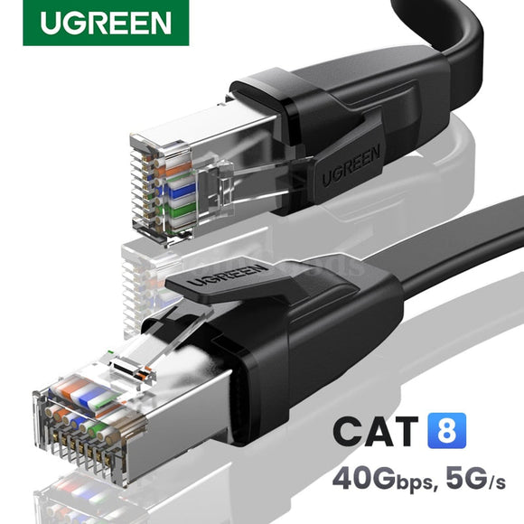Ugreen Cat8 Ethernet Cable 40Gbps Rj45 Network For Ps4 Laptop Pc Router 301635-