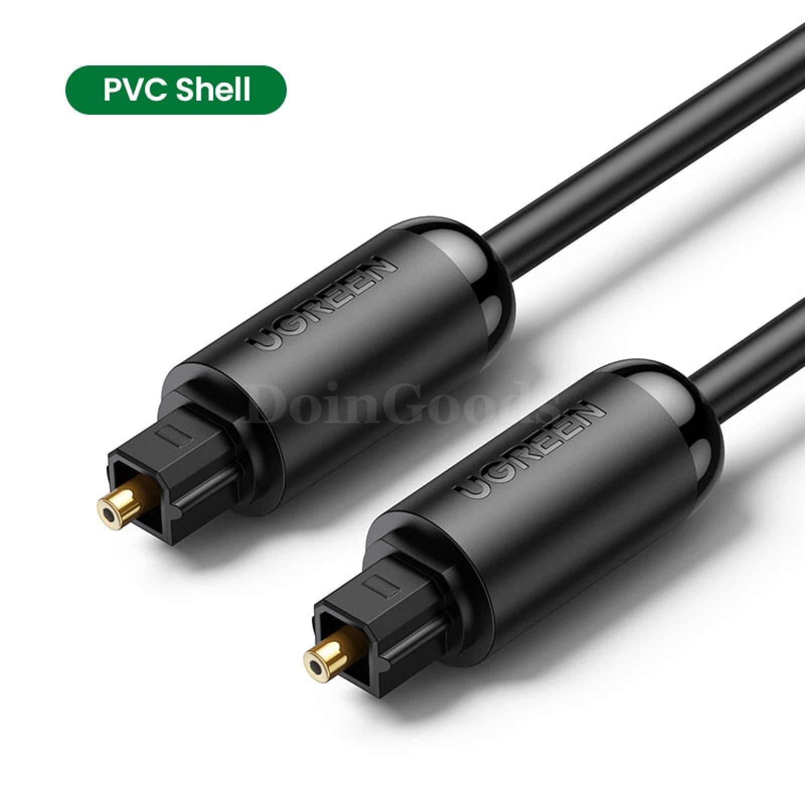 Ugreen Digital Optical Audio Cable - Toslink Spdif Coaxial For Soundbar Amplifiers Pvc Shell / 1M