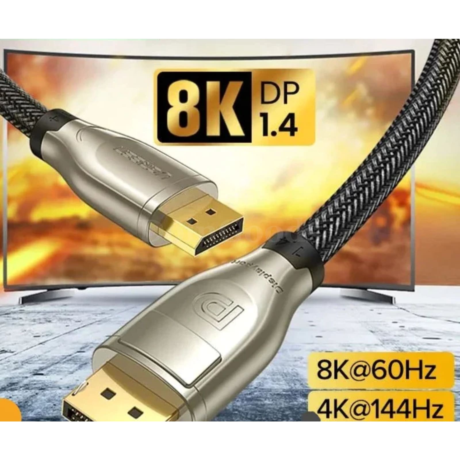 Ugreen Displayport Cable 8K Dp 1.4 Adapter 2K165Hz 32.4Gbps Gaming Pc Monitor 301635