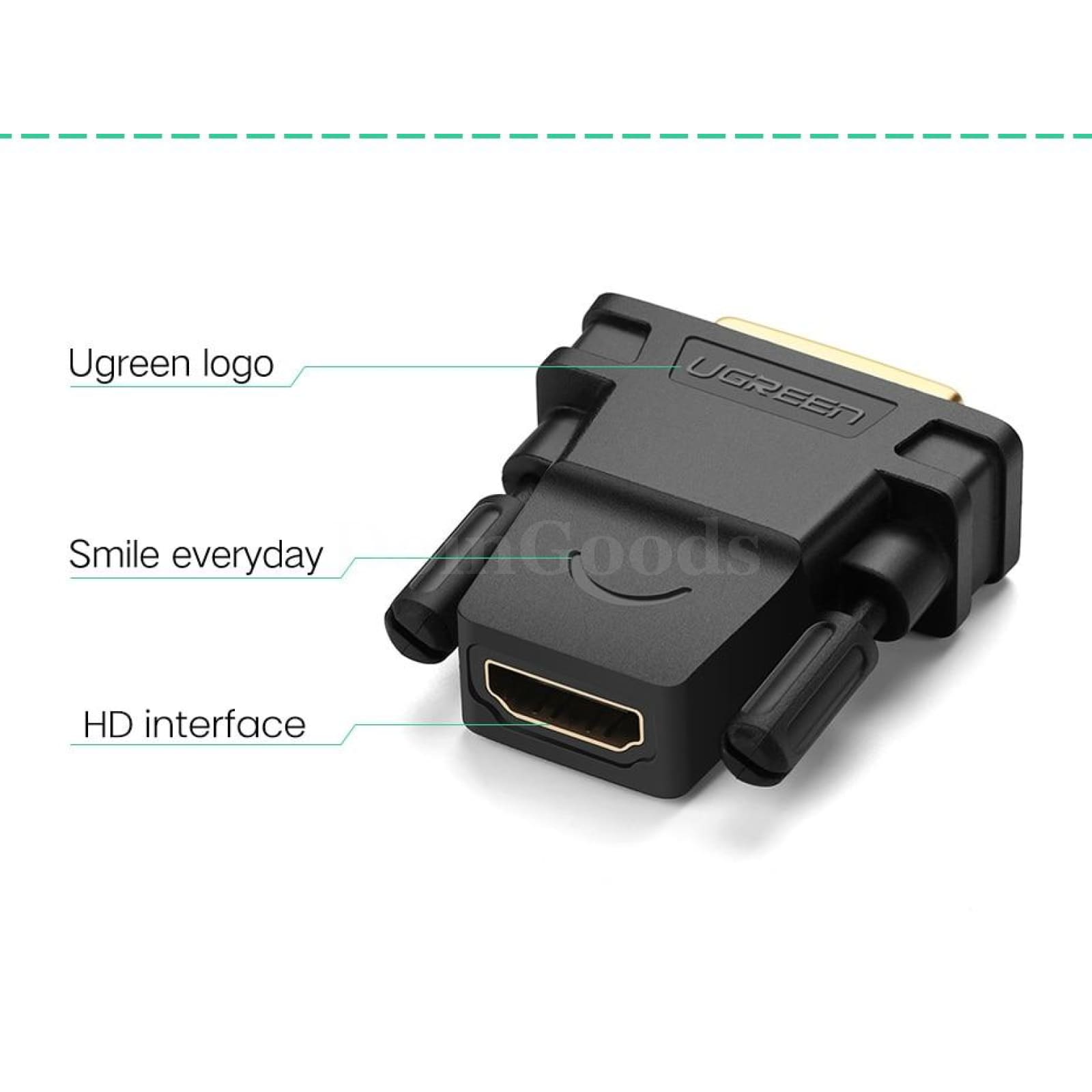 Ugreen Dvi-D Male 24 1 Pin To Hdmi Female 19-Pin Dvi Adapter Bidirectional Cable 301635